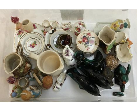 A large lot of ceramics to include a Hornsea deer pot, marked to base '54', an Eastgate 'Fauna' deer jug, an Eastgate 'Fauna'