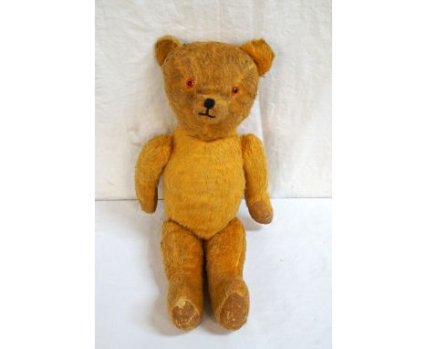 VINTAGE PLUSH COVERED TEDDY BEAR48.5cm high