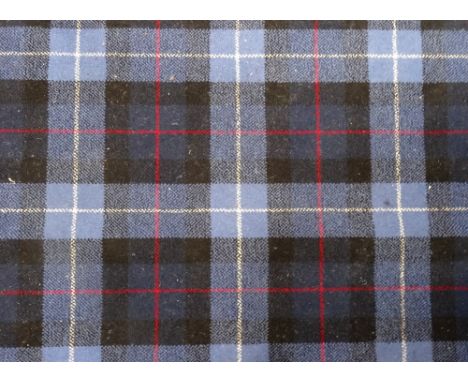 ROYAL AND NAVY BLUE ARGYLE TARTAN CARPET SECTION401cm x 485cmNote: from the film 'T2 Trainspotting'.