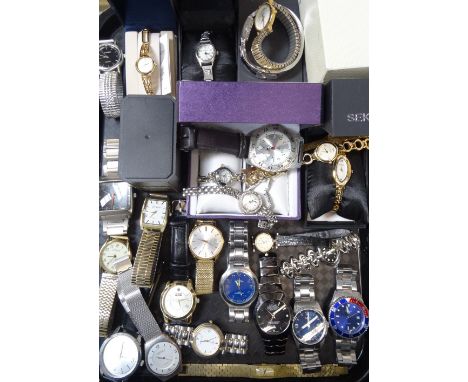 COLLECTION OF VARIOUS WRISTWATCHESincluding Sekonda, Rotary, Ben Sherman, Citron, Slazenger and Virtus, a few with boxes, 1 t