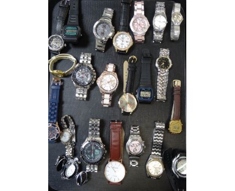 SELECTION OF LADIES AND GENTLEMEN'S WRISTWATCHESincluding Casio, Seiko, Aviator, Citizen, Accurist, Swatch and Citizen (22)