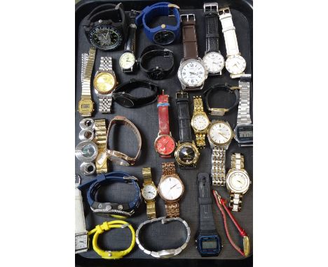 SELECTION OF LADIES AND GENTLEMEN'S WRISTWATCHESincluding Crosshatch, Superdry, Casio, Rotary, Pulsar, Radley, Seiko, Pierre 