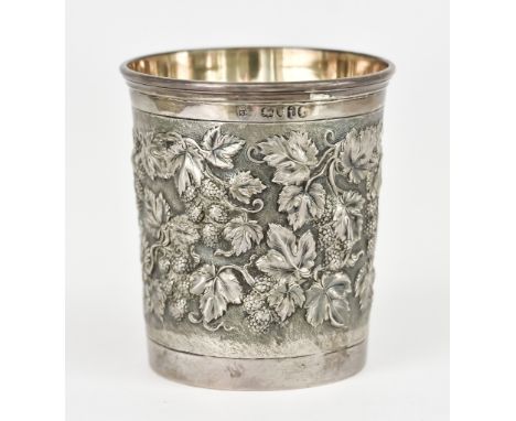 A Victorian Silver Beaker, by John Samuel Hunt, London 1864 and stamped Hunt &amp; Roskell Late Storr &amp; Mortimer 3183, wi