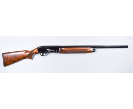 A 12 Bore Left Handed Semi-Automatic Shotgun, by Webley &amp; Scott, Model 810, 27ins blued steel barrel with elevated top ri