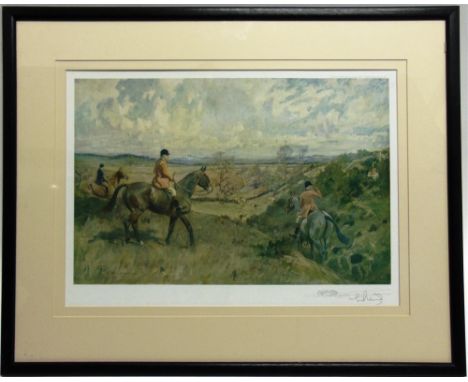 AFTER LIONEL EDWARDS  'The Lanark and Renfrewshire', colour print, published by The Sporting Gallery Ltd., signed in pencil l