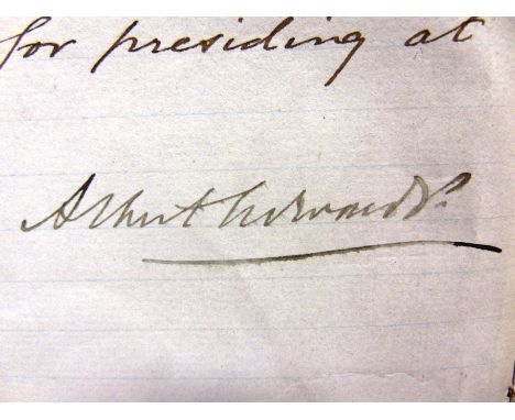 [DOCUMENTS]  A manuscript minute book for the Associated Board of the Royal Academy of Music and Royal College of Music, 1890