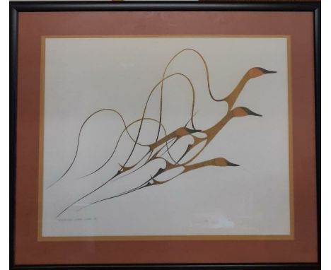 A print after Benjamin Chee, from the personal collection of the Oscar winning art director for TITANIC, Peter Lamont, (39x49