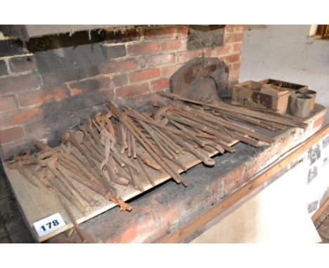 A large quantity of Blacksmith's tools