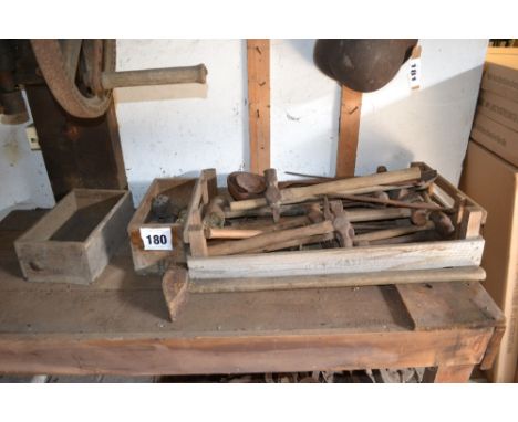 A quantity of Blacksmith's tools