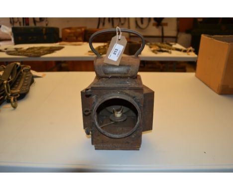 A railway type lamp from Oldfield Ltd