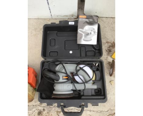 A HALFORDS 420W ROTARY SANDER POLISHER. IN WORKING ORDER. 