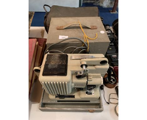 A VINTAGE EUMIG PROJECTOR WITH CASE 