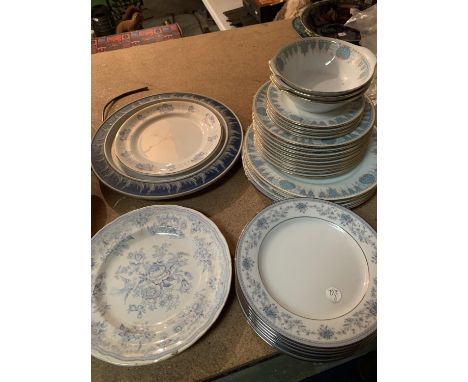 VARIOUS CERAMIC AND CHINA BOWLS, PLATES, DISHES ETC 