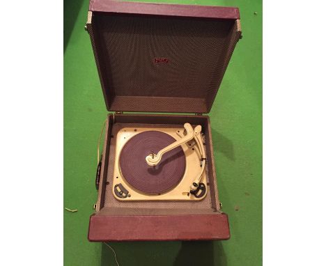 A 1950'S RECORD PLAYER 