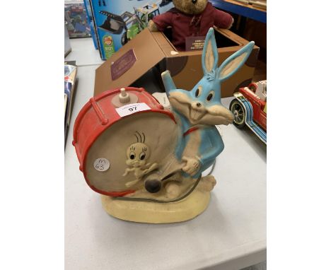 A VINTAGE BUGS BUNNY LAMP 