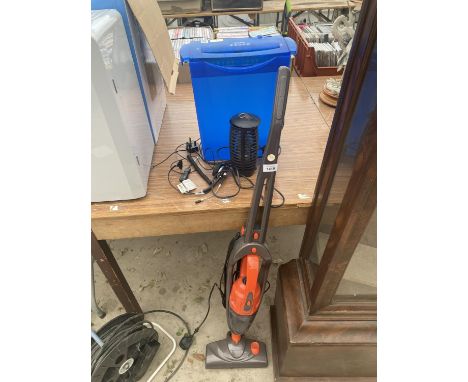 A GOODMANS STICK 2 IN 1 VACUUM TOGETHER WITH ELECTRIC FLY TRAP, A PAPER SHREDDER AND A BT HEADPIECE 
