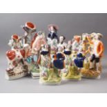 A 19th century Staffordshire figure, "Lord Shaftesbury", an early 19th century Staffordshire figure,