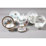 A large collection of Oriental eggshell ceramics, some teacups with lithophane bases