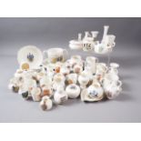 A collection of mostly Goss crested wares, approx 40 pieces