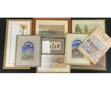 Pictures and prints - 19th century coloured etchings and lithographs - ‘The New Extended front of Buckingham Palace, Read and
