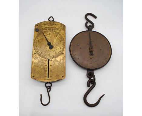 Two vintage 'Salter' trade spring balance scales