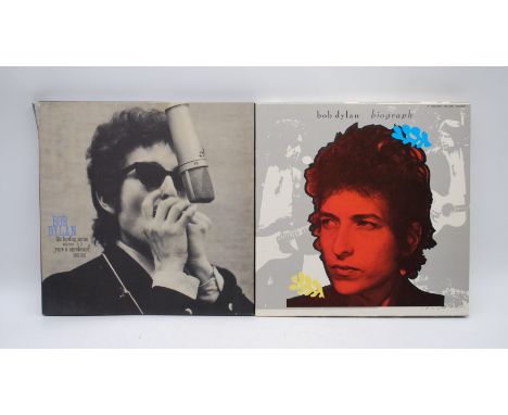 Two Bob Dylan 12" vinyl record box sets, comprising 'The Bootleg Series Volumes 1 - 3 [Rare & Unreleased] 1961-1991' (468086)