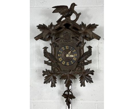 An antique Black Forest cuckoo clock 