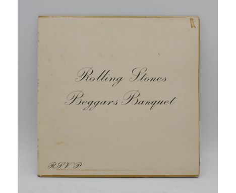 The Rolling Stones - 'Beggars Banquet' 12" vinyl record album, with blue labels with unboxed Decca logos