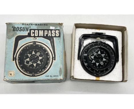 A Heath Marine ‘Bosun’ ships compass in original packing