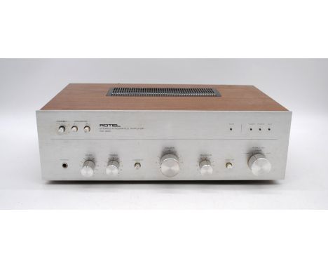 A vintage Rotel RA 300 stereo integrated amplifier 