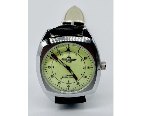 A Jaeger-LeCoultre Club wristwatch