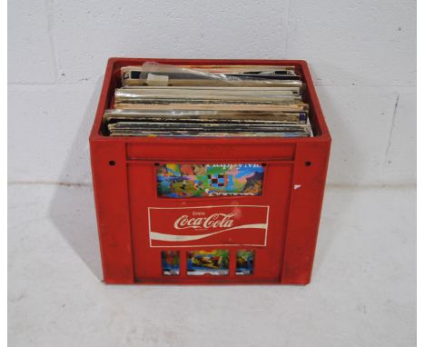 A quantity of various 12" vinyl records, including Happy Mondays, Blondie, Motorhead, Def Leppard, The Stranglers, Michael Ja