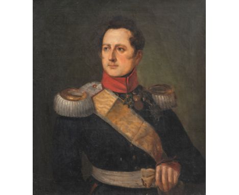 Deutsche Schule1. Hälfte 19. Jh.53 x 47 cmPortrait des Karl Leopold I. Friedrich von Baden (1790-1852), Großherzog von 1830-1