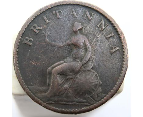1806 - Copper Farthing of George III. P&amp;P Group 1 (£14+VAT for the first lot and £1+VAT for subsequent lots) 