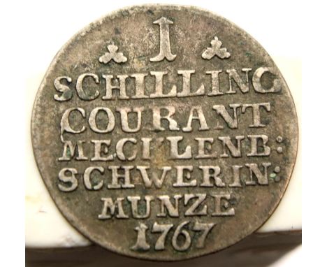 1767 - 1 Silver Schilling - Prussia / German states. P&amp;P Group 1 (£14+VAT for the first lot and £1+VAT for subsequent lot