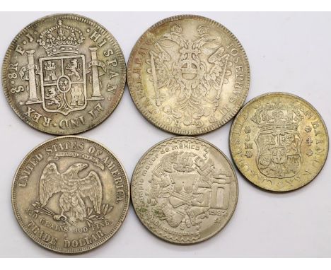 Collection of five reproduction coins. P&amp;P Group 1 (£14+VAT for the first lot and £1+VAT for subsequent lots) 