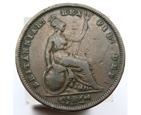 1831 - Copper Penny of William IV. P&amp;P Group 1 (£14+VAT for the first lot and £1+VAT for subsequent lots) 