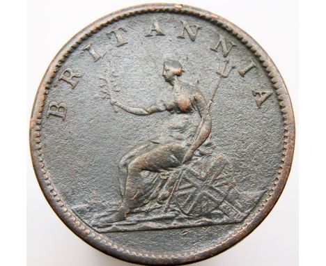 1807 - Copper Half Penny of George III. P&amp;P Group 1 (£14+VAT for the first lot and £1+VAT for subsequent lots) 
