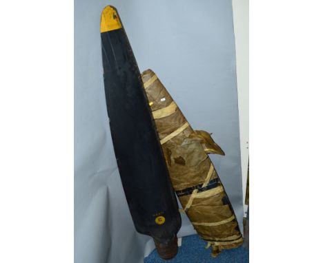 A SINGLE BLADE PROPELLER, attributed to a Supermarine 'Sea Otter' WWII era Aircraft, this propeller would have been one of th