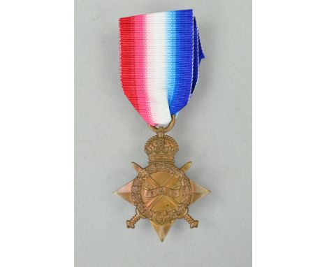 A WWI 1914-15 STAR, named to 16093 Pte R. Rigg, Devon Regiment, Richard Rigg was killed in action 23rd August 1918 during the