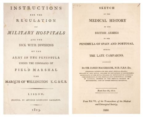 [McGrigor, Sir James]. Instructions for the Regulation of Military Hospitals and the Sick with Divisions of the Army in the P