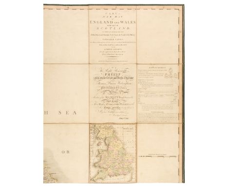 England &amp; Wales. Cary (John), Cary's New Map of England and Wales with part of Scotland..., 1794, large scale engraved ma