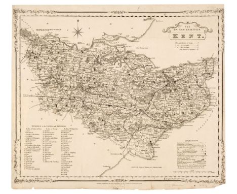 Maps. A collection of approximately 350 British &amp; foreign maps, mostly 19th-century, engraved and lithographic maps of Br