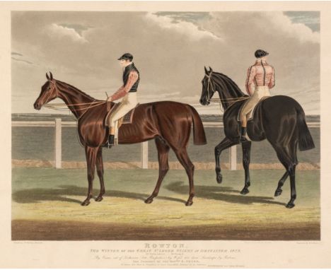 * Equestrian. A collection of approximately 50 horseracing and hunting prints and engravings, mostly 19th & 20th century, lit