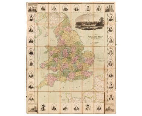 England & Wales. Seaton (Robert), New Map of England & Wales, with the adjacent countries, compiled by Surveyors employed in 