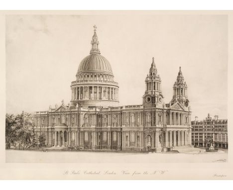 Poley (Arthur F.E.) St. Paul's Cathedral London, 2nd edition, London: printed for the author, 1932, collotype frontispiece, t