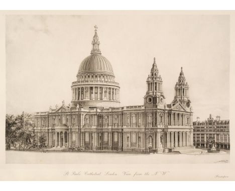 Poley (Arthur F.E.) St. Paul's Cathedral London, 2nd edition, London: printed for the author, 1932, collotype frontispiece, t