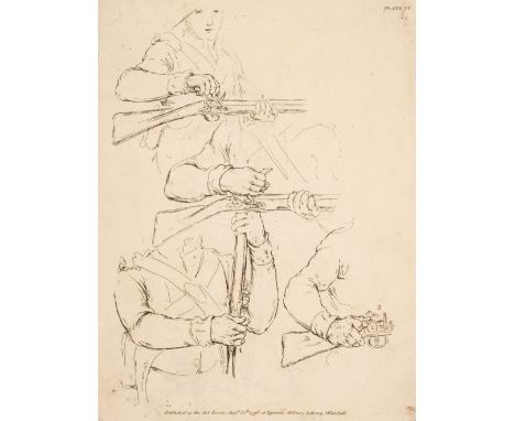 Roberts (David). Military Instructions: Including each particular motion of the Manual and Platoon Exercises, 1st edition, Lo