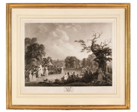 * Apostool (Cornelis). A Meeting of the Society of Royal British Archers in Gwersyllt Park, Denbighshire, J. Emes, 1794, unco