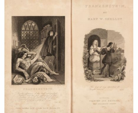 Shelley (Mary Wollstonecraft). Frankenstein: or, the Modern Prometheus [... Edgar Huntly: or, the Sleep Walker, by Charles Br